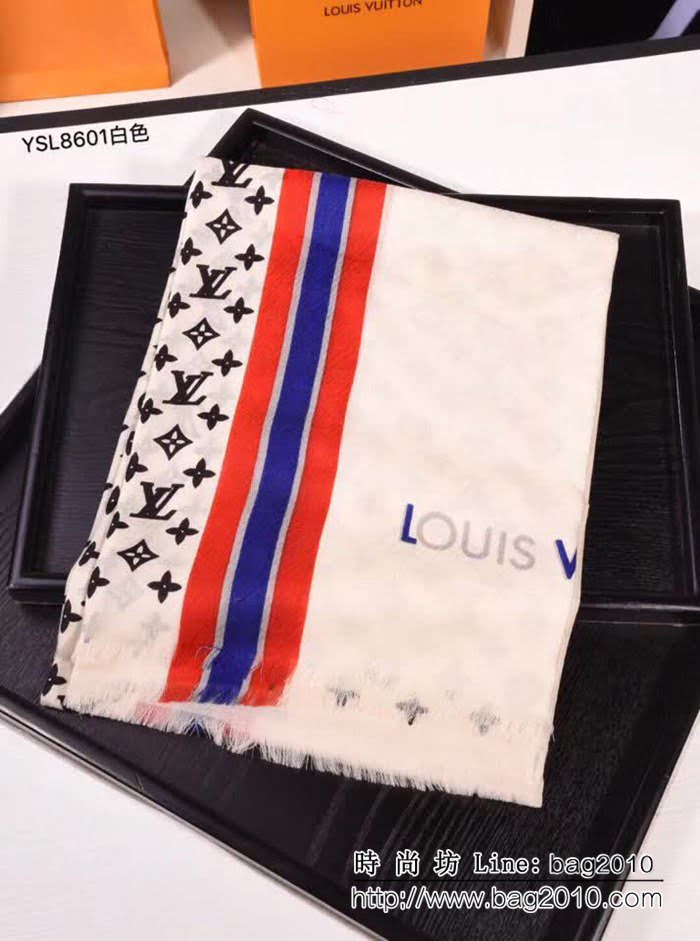 路易威登LV2018專櫃新款 羊絨Pop Monogram方巾 YSL8601 LLWJ6532
